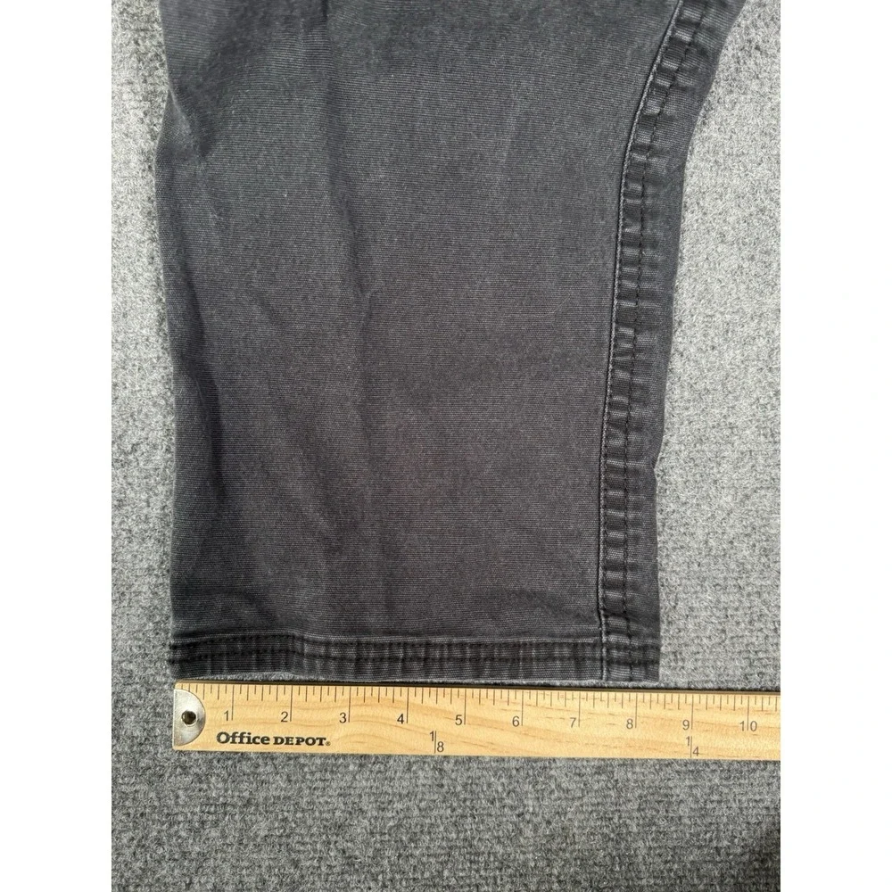 Legendary‎ Outfitters Canvas Pants Mens 38x32 Black Outdoor Hiking Work Stretch